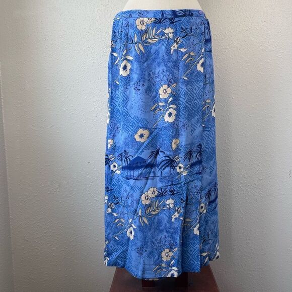 Jennifer Moore Hawaiian Wrap Skirt Size 8 EUC - Picture 1 of 7